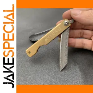 Higonokami Mini Folding Knife with Damascus Steel