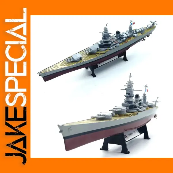 Dunkirk Battleship Model 1:1000 Alloy and Plastic