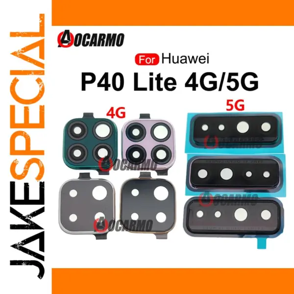 Huawei P40 Lite Back Camera Lens with Frame