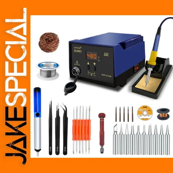 60W Digital Soldering Iron 936D for BGA Repair