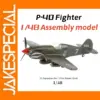 1/48 Scale P-40 Fighter Model Puzzle Kit