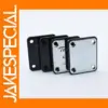 Electric Guitar Neck Plate in Black and White