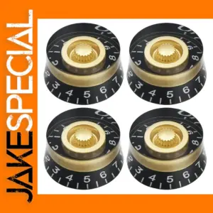 4Pcs Tone and Volume Knobs for Electric Guitars