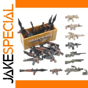 27PCS Military Gun Accessories Toy Set