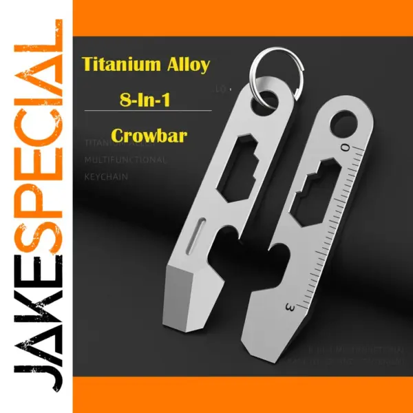 Titanium Alloy Multifunction Crowbar Bottle Opener