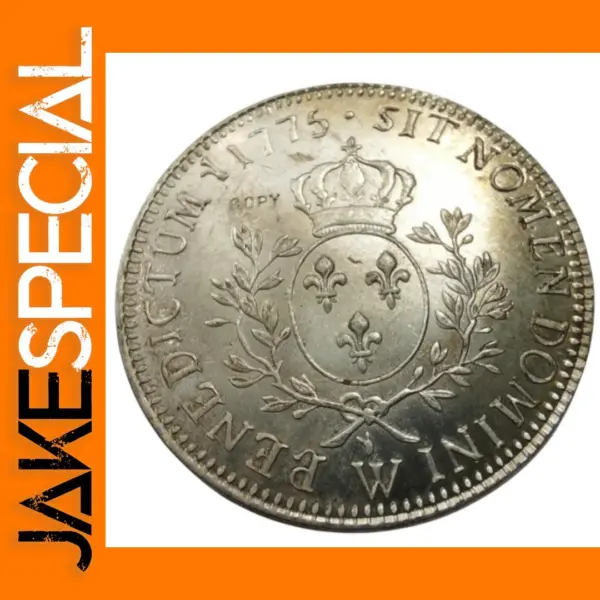 Louis XVI Silver Plated Coin Replica 1769 1775