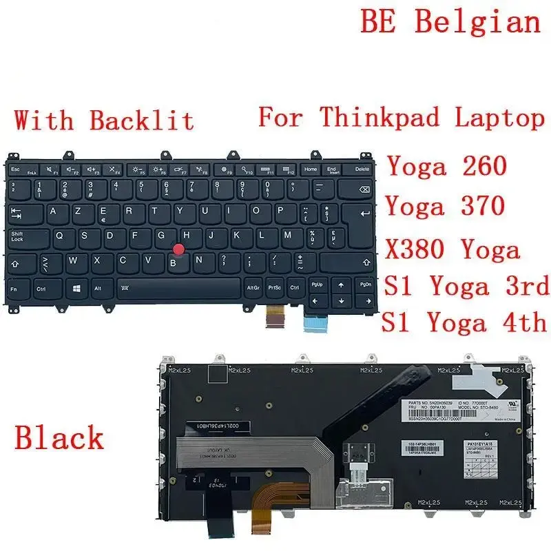 Canadian French Backlit Keyboard for Lenovo Yoga Series 10 Canadian French Backlit Keyboard for Lenovo Yoga Series - Image 10