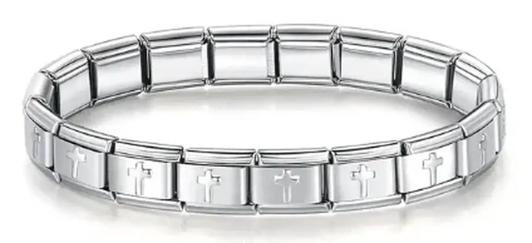 Stainless Steel Heart Flower Butterfly Bracelet 10 Stainless Steel Heart Flower Butterfly Bracelet - Image 10