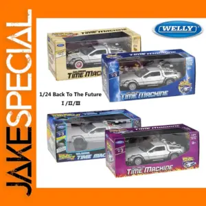 WELLY 1:24 Scale Diecast DeLorean Model Car