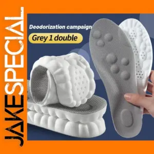 Breathable Shock-Absorbing Sports Insoles Pair