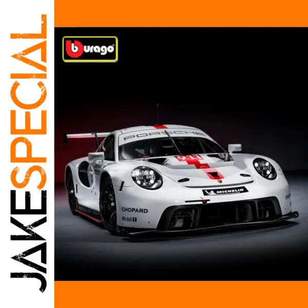 1:24 Porsche 911 RSR Alloy Diecast Model Car