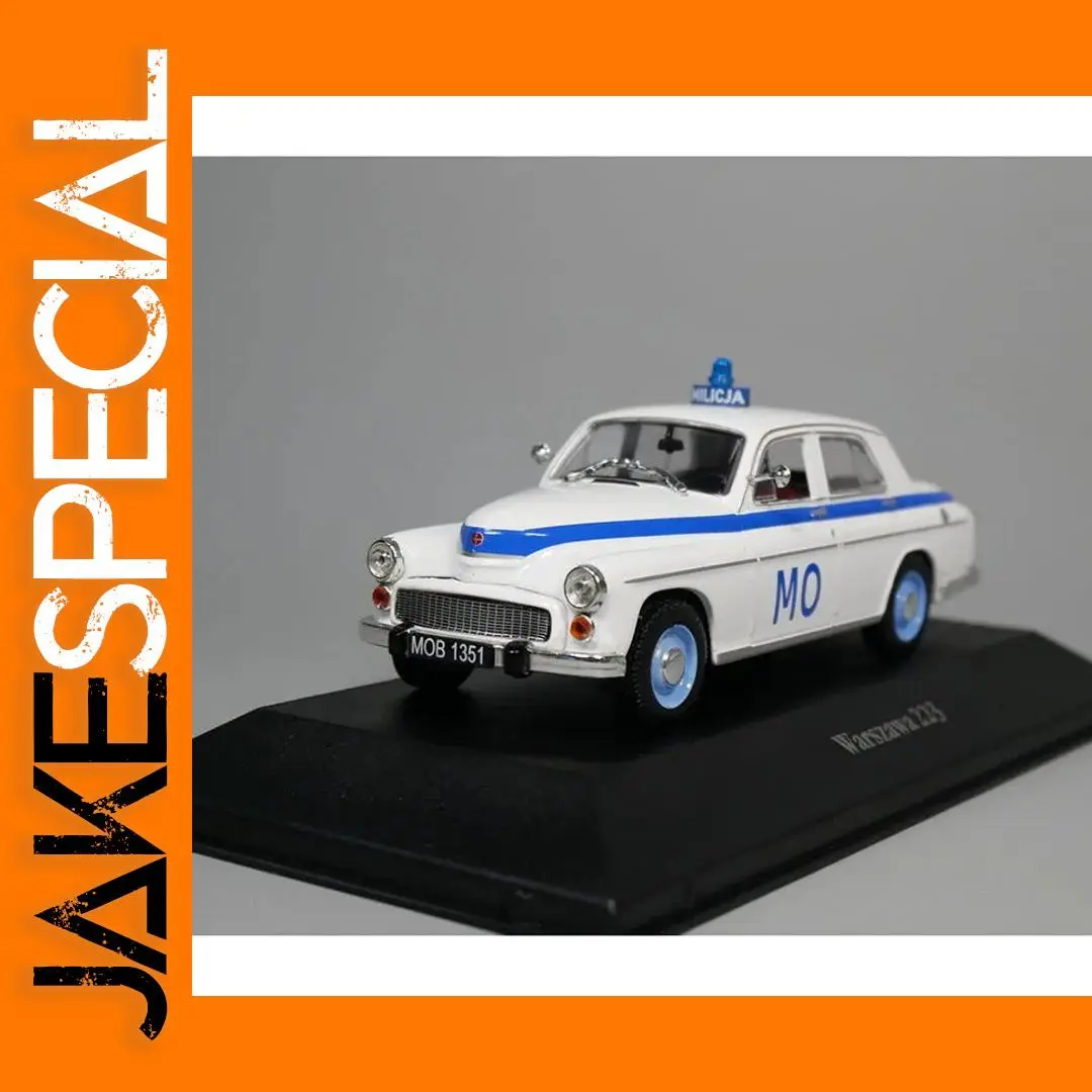 Diecast 1:43 Warszawa 223 Police Model Car 1 Diecast 1:43 Warszawa 223 Police Model Car