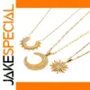Trendy Moon Pendant Necklace for Women
