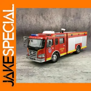 1:43 Scale Diecast Fire Truck Model Collectible