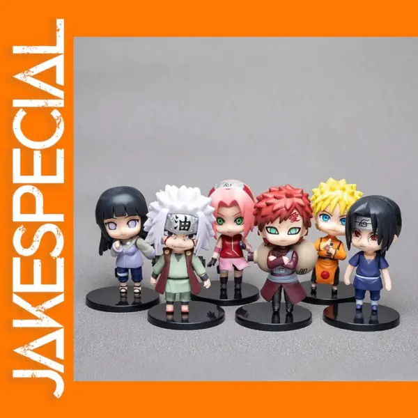 Naruto Anime Figures PVC Dolls Set of 6