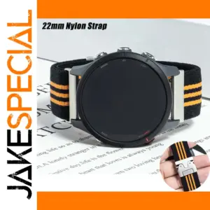 22mm Nylon Sports Strap for Huawei Watch GT5 GT4 46mm