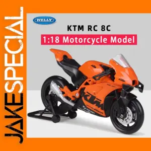 Welly 1:18 KTM RC 8C Diecast Motorcycle Model