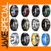 Celtic Dragon 8mm Black Tungsten Ring