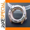 42mm Gold Rose Gold Stainless Steel Watch Case