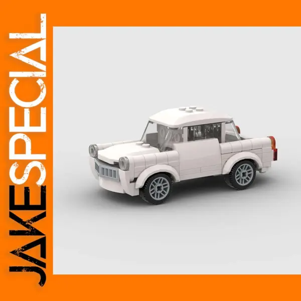 Mini Classic Vintage Car Building Blocks Set