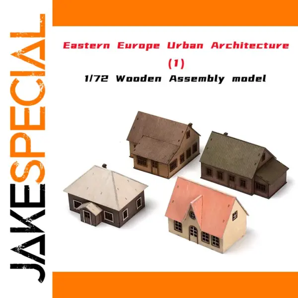 1/72 Eastern Europe Wooden Assembly Model Set