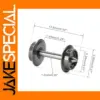 N Scale Metal Wheel Sets 6 or 12 Pairs