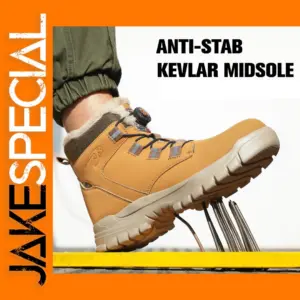 Men's Waterproof Steel Toe Safety Work Boots