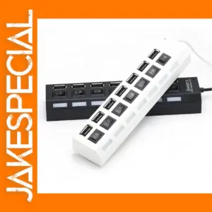 7-Port USB Hub with On/Off Switch for PC