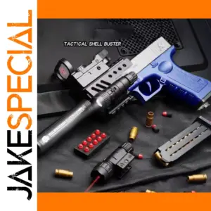 G17 Airsoft Pistol Toy with Bullets and Silencer