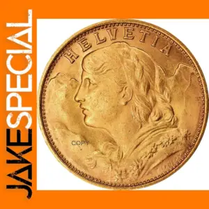Switzerland 1949 20 Francs Gold Replica Coin