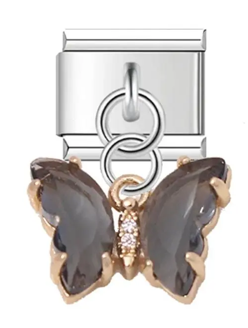 Zircon Butterfly Charm for DIY Bracelets 18 Zircon Butterfly Charm for DIY Bracelets - Image 18