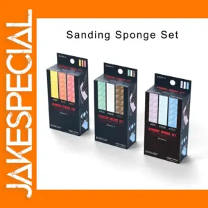 18pcs Fine Coarse Sanding Sponge Set