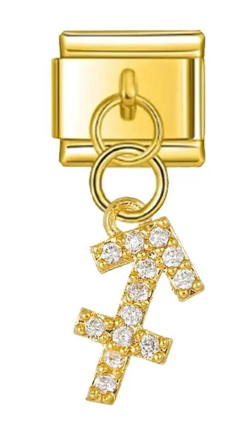 Zodiac Sign Stainless Steel Charm Bracelet 11 Zodiac Sign Stainless Steel Charm Bracelet - Image 11