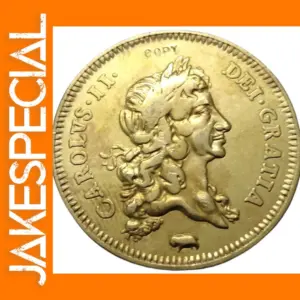 Charles II Gold Plated Replica Coin