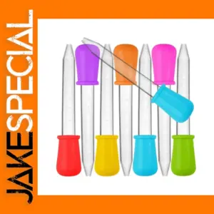 5ml Silicone Plastic Dropper Set of 5