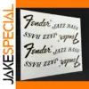 Water Slide Guitar Logo Decals for Jazz Bass