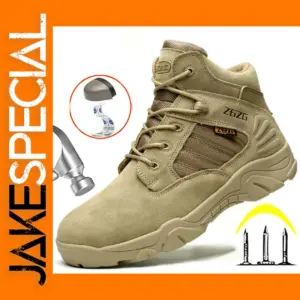 Indestructible Steel Toe Safety Boots for Work