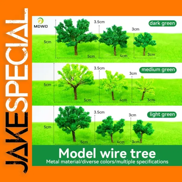 Miniature Wire Trees for Z Scale Model Layout