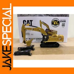 Diecast Alloy CAT 395 Excavator Model Set