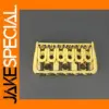 Gold Fixed Guitar Bridge for 6 String Guitar