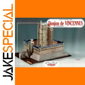 3D Paper Model of Donjon de Vincennes
