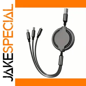 Multi-Device Retractable USB Charging Cable