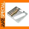 Chrome Vintage Tele Guitar Bridge with Saddles
