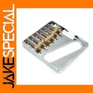 Chrome Vintage Tele Guitar Bridge with Saddles
