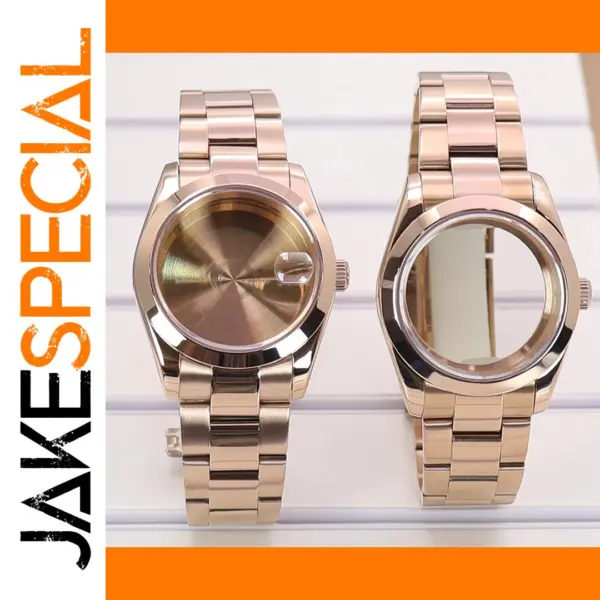 Rose Gold Watch Case for Seiko/Miyota Movements