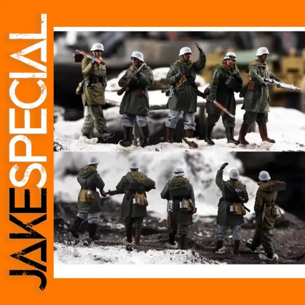 1/72 Scale German Winter Soldiers 5pcs Set