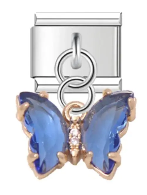 Zircon Butterfly Charm for DIY Bracelets 27 Zircon Butterfly Charm for DIY Bracelets - Image 27