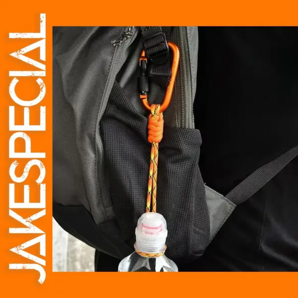 Adjustable Anti-Loss Lanyard with Carabiner