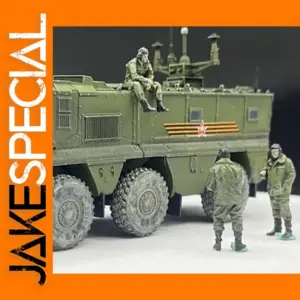 1:72 Scale Russian Army Soldier Figurines Set