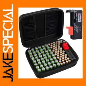 Battery Organizer Case for 96 AA AAA Batteries